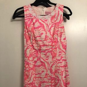 Highlighter pink lily pulitzer dress